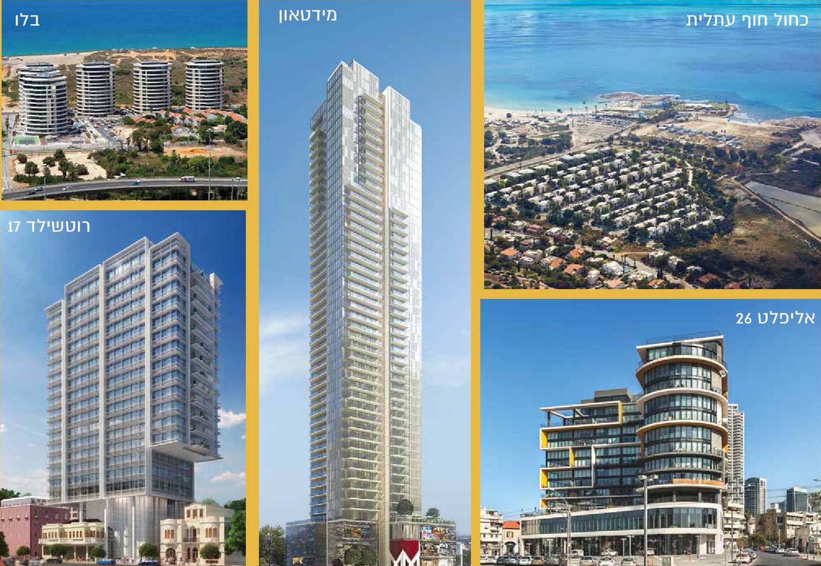 קנדה ישראל - כחול חוף עתלית, אליפלט 26, מידטאון, בלו, רוטשילד 17