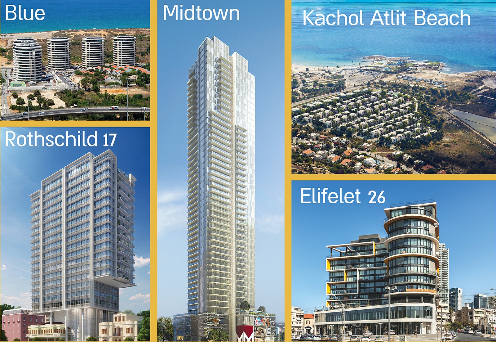 קנדה ישראל - כחול חוף עתלית, אליפלט 26, מידטאון, בלו, רוטשילד 17